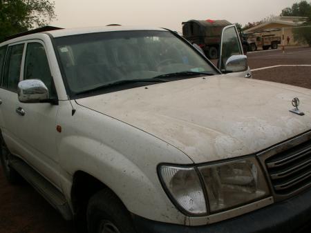 La voiture en rentrant de DOUGUIA