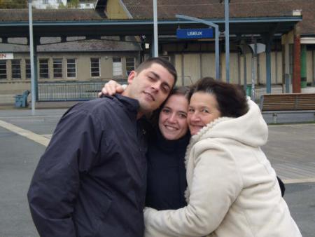 A la gare avant de partir