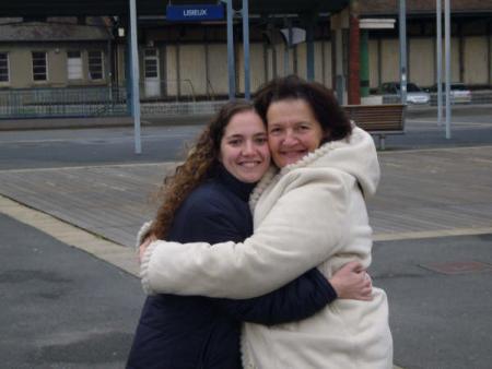 Mamaounette et moi encore a la gare